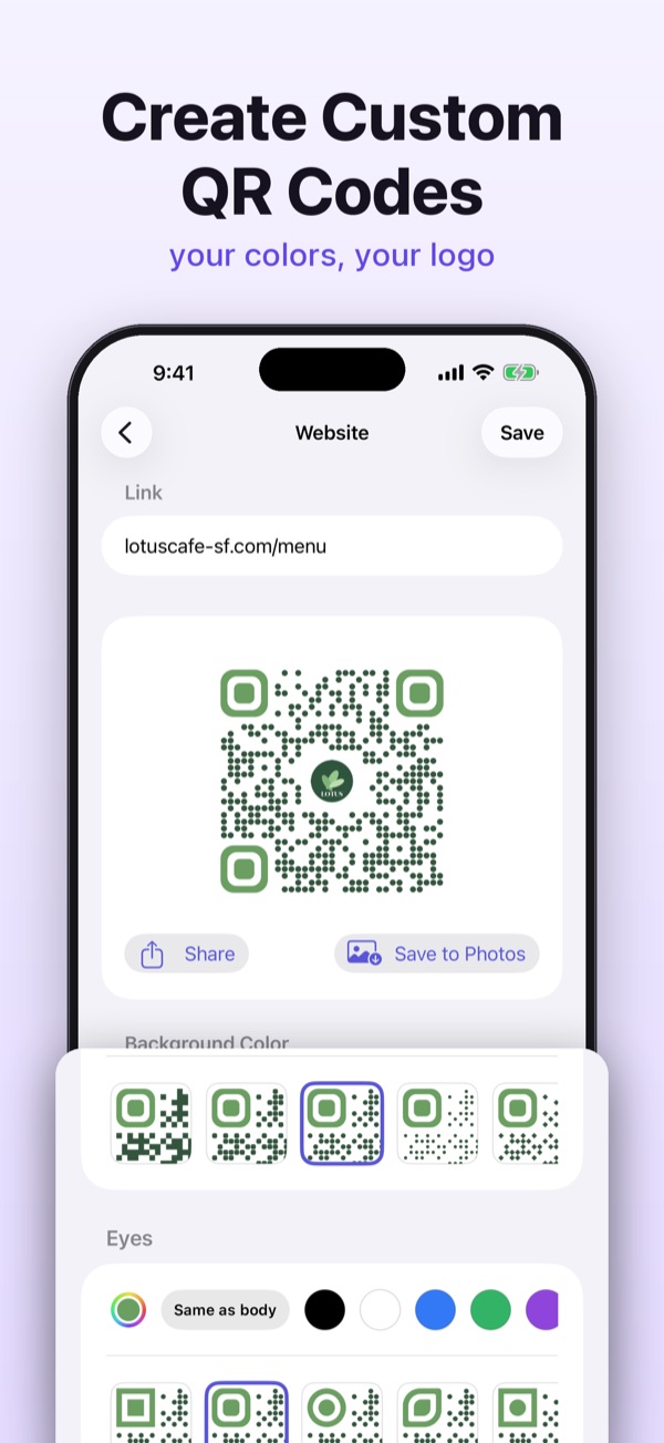 Creating a custom QR code
